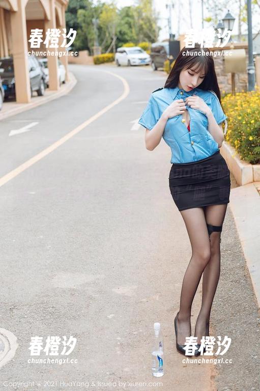 HuaYang花漾 - 娜露selena的美腿作品，毫无悬念地成为我今天的“腿”事关注！