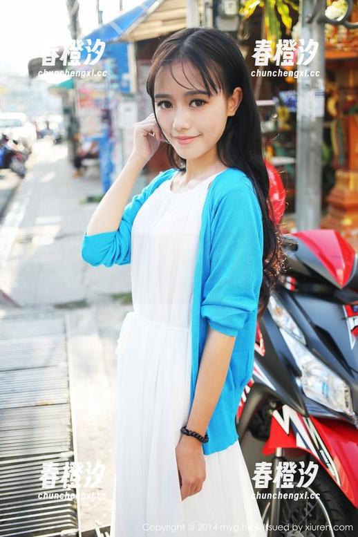 MyGirl美媛馆 - 妮儿Bluelabel给你带来的那抹油亮，居然是免费的图片！