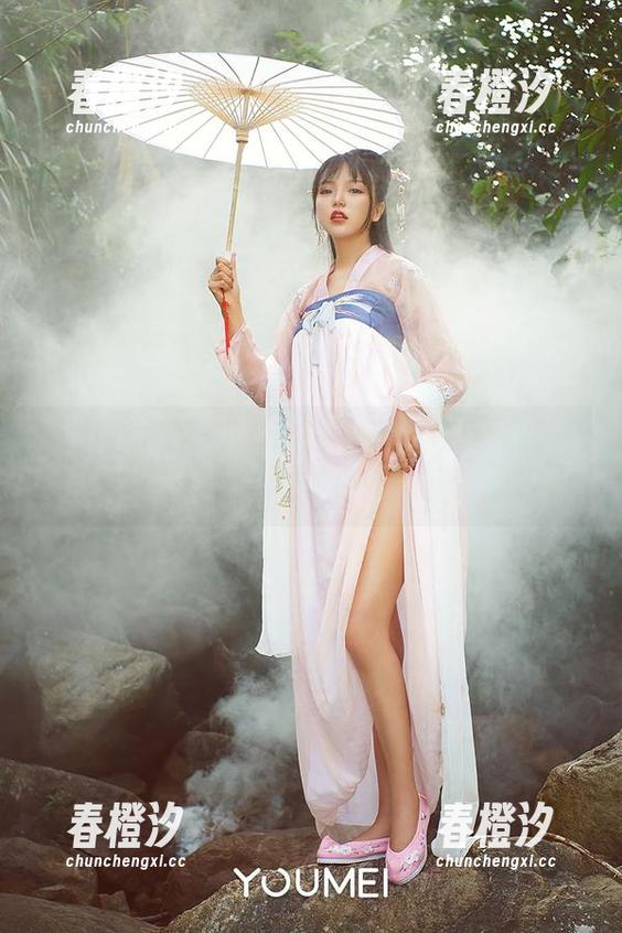 YouMi尤蜜荟-颜美汐 YouMi尤蜜荟 - 穿越到颜美汐的油亮年代,套图和资源融合的魔法下午茶时间!