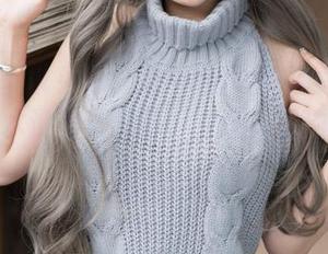 魅妍社 - 说实话，赵欢颜Jessica的白色写真根本没那么简单，注意力飘到了哪里？